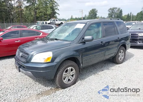2005 Honda Pilot Ex-L из США, поврежденный, VIN 2HKYF185X5H530560